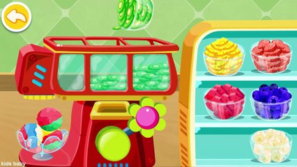 Baby Panda Making Juice Ice Cream & Smoothies - Fun and Learning Game for Kids - BabyBus