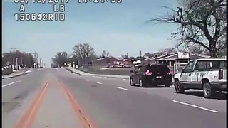 Dashcam Footage of Wanted Woman Being Hit By Patrol Car