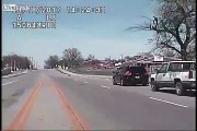 Dashcam Footage of Wanted Woman Being Hit By Patrol Car