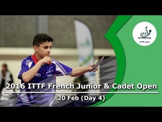 2016 French Junior & Cadet Open - Day 4 LIVE