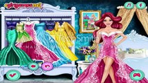 Disney Princess Elsa Anna Ariel Rapunzel Belle & Barbie Pregnant Dress Up Games Compilatio