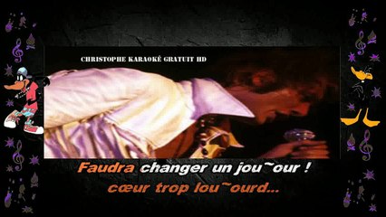 Johnny Hallyday - Il nous faudra parler d'amour un jour KARAOKE / INSTRUMENTAL