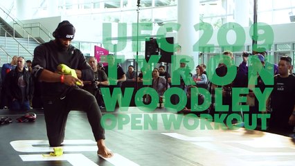 UFC 209: Tyron Woodley Open Workout Highlights
