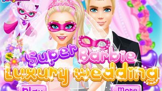 Super Barbie Luxury Wedding - Barbie Super Hero Dress Up and Make Up Game