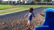 Outdoor Playground Fun for Children Activities! Kids Slide Family Fun Park Giant Legos San