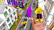 3D animated Colors Gorilla Finger family - Animals Dinosaur Daddy Finger family Rhymes for Children
