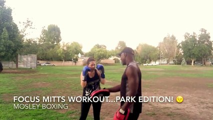 Female vs Male Boxing Focus Mitts!!