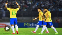 Video: Jaringan 'lob' Neymar, Hatrik Paulinho, Brazil atasi Uruguay