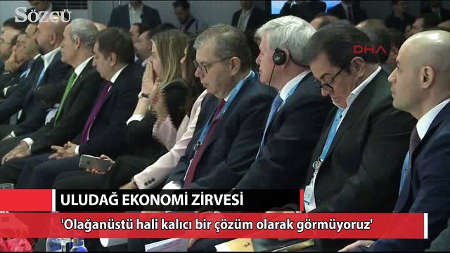 Şimşek: Olağanüstü hali kalıcı bir çözüm olarak görmüyoruz