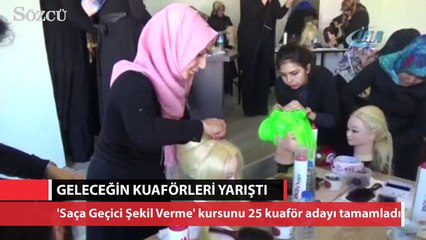 Yozgat'ta geleceğin kuaförleri yarıştı