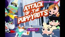 POWERPUFF GIRLS Cartoon Network Games Attack of the Puppybots   Fast and Flurrious