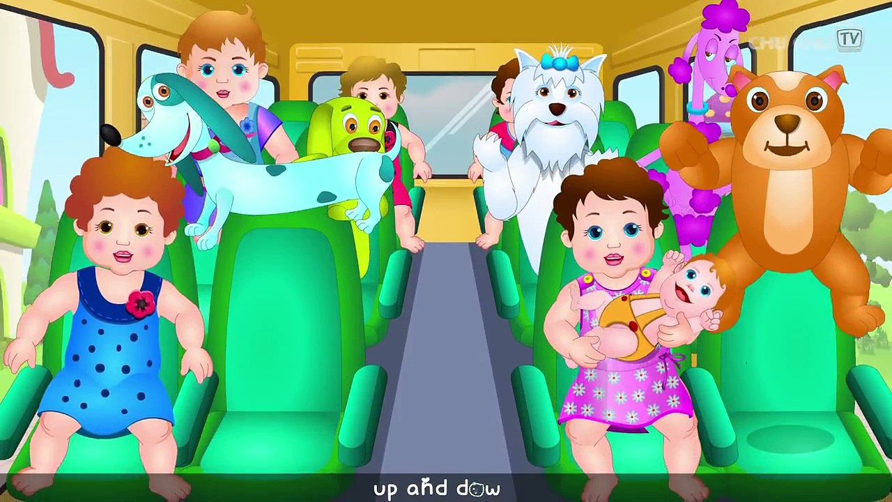 Wheels on the Bus (PART 2) - Popular Nursery Rhymes and Songs for Children