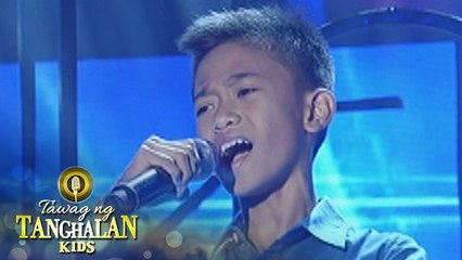 Tawag ng Tanghalan Kids: Joshua Dimaanda | Faithfully