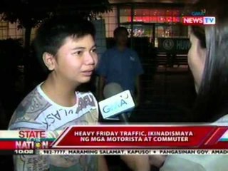 SONA: Heavy friday traffic, ikinadismaya ng mga motorista at commuter