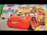Pixar Cars 2 Jigsaw Puzzle Game Mater Lightning McQueen Disney Cars Games Toy Review Unbox