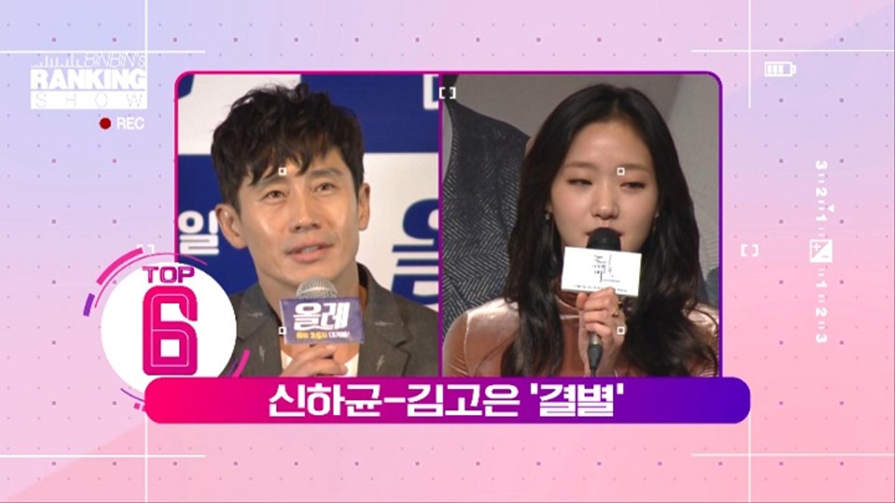 [빈빈의 순발력] 6위 신하균-김고은 결별