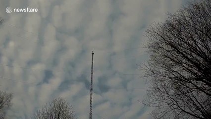 Base jumper hits tree during tricky landing