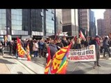 Napoli - Lsu protestano davanti sede della Regione Campania (23.03.17)