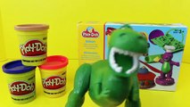 Play Doh Barney Bakery with Toy Story Rex Dinosaur Play-Doh Pie, Play Dough Cake, Play-Doh