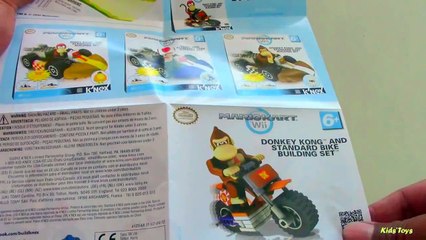 Super Mario Bros: Mario Kart Wii Knex Mario and Standard Bike Building Set