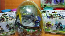 BEN 10 Swampfire Huge Play Doh Surprise Egg filled with Awesome Toy