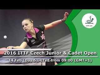 2016 ITTF Czech Junior & Cadet Open Day 5