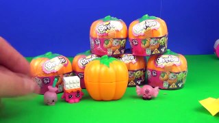 Ultimate Halloween Shopkins Spooky Pumpkin Surprises Toys Review Surprise Opening-