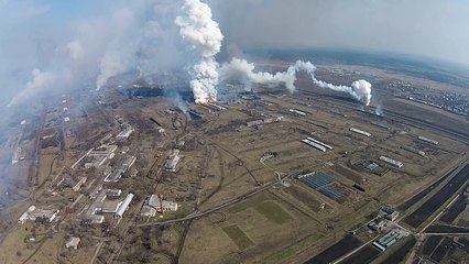 Балаклія 23 березня  2017 року з безпілотника