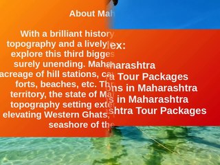 Top Maharashtra Tour Packages by Superbmytrip - Hill stations