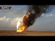 Hayyan Gas Fields ablaze near Palmyra, set on fire by retreating ISIS