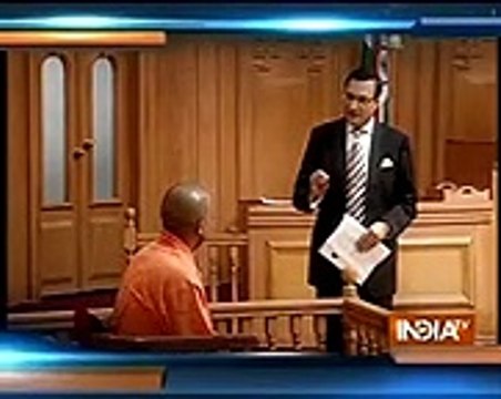 Jogi Adityanath Insulted By Indian Anchor Rajat Sharma