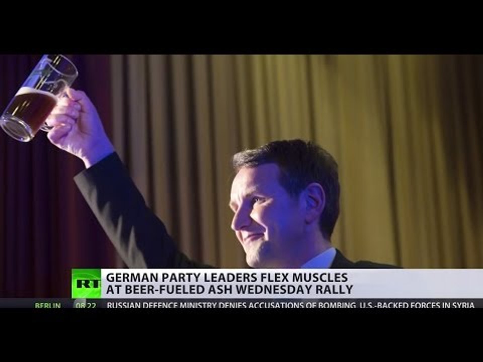 ‘Political Ash Wednesday’: Beer rallies and insults ‘traditions’ for German elections
