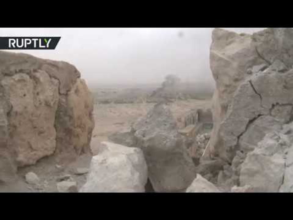 FIRST VIDEO: Inside Palmyra citadel liberated from ISIS by Syrian army (Exclusive)