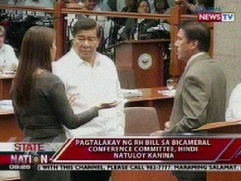SONA: Pagtalakay ng RH Bill sa Bicameral Conference Committee, hindi natuloy kanina