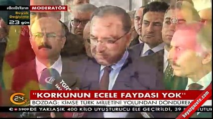 Bakan Bozdağ'dan teröristlerin 'hayır' çağrısına sert tepki