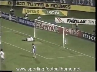 Jardel marca 7 golos contra o Juventude de Évora em 1996-1997