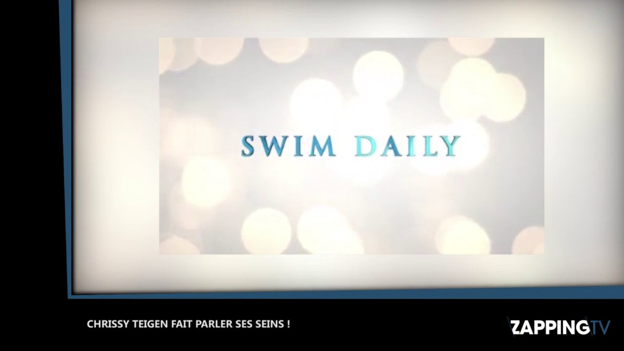 La sexy Chrissy Teigen fait parler ses seins pour Sports Illustrated (vidéo)