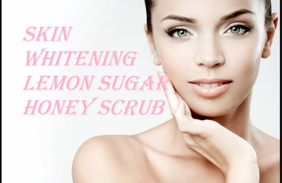 Skin Whitening Lemon Sugar Honey Scrub Crystal Spotless Skin Tone || Home Remedies