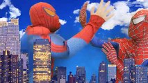 Giant Spiderman TORCH Giant Spiderman Muscle! Giant Superheroes Battle In Real Life Hulk Venom Joker