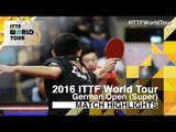 German Open 2016 Highlights: MA Long vs ZHANG Jike (1/2)