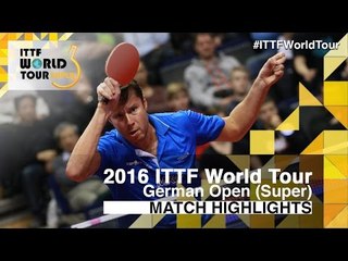 German Open 2016 Highlights: BOLL Timo vs SAMSONOV Vladimir (1/4)