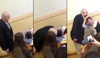 La technique très WTF d'un prof pour réveiller l'une de ses élèves !
