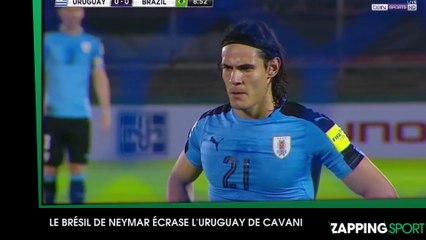 Edinson Cavani et l'Uruguay se font humilier par le Brésil de Neymar