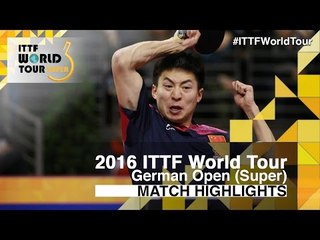 下载视频: German Open 2016 Highlights: FANG Bo vs WANG Zengyi (R16)