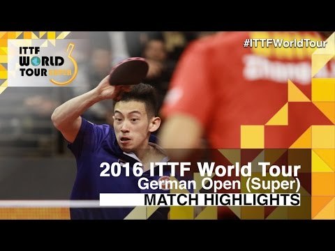 German Open 2016 Highlights: WONG Chun Ting vs ZHANG Jike (R16)