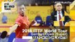 German Open 2016 Highlights: ZHANG Jike vs GIONIS Panagiotis (R32)