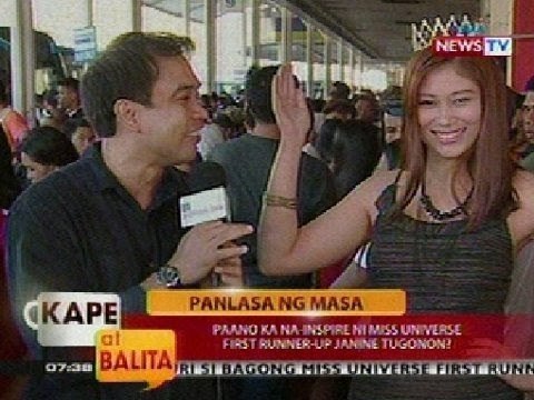 KB: Panlasa ng Masa: Paano ka na-inspire ni Ms. Universe 1st runner-up Janine Tugonon?