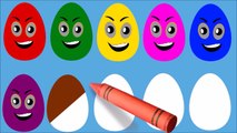 Learn Colors with Surprise Eggs Tunnels for Children, Toddlers - Learn Colours Elsa, Spide