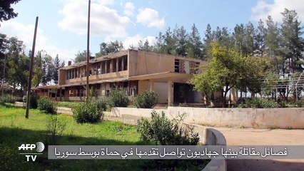 فصائل مقاتلة بينها جهاديون تواصل تقدمها في حماة بوسط سوريا
