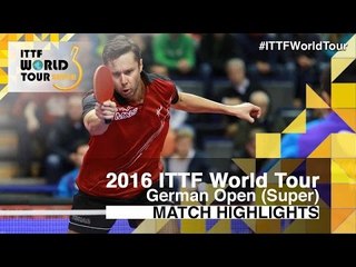 Download Video: German Open 2016 Highlights: SAMSONOV Vladimir vs CHUANG Chih-Yuan (1/2)